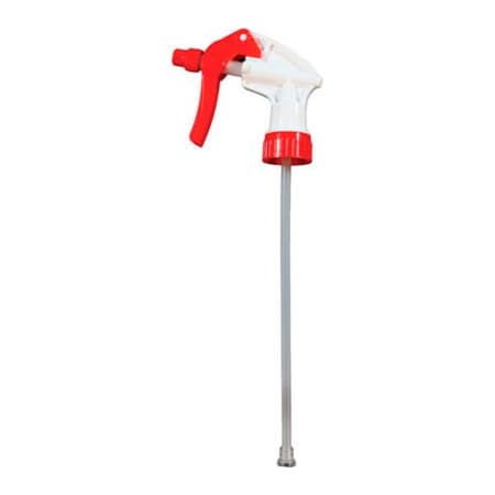 Sp Richards Trigger Sprayer, White/Red, 9.875" Tube, 24 Sprayers GJO85131